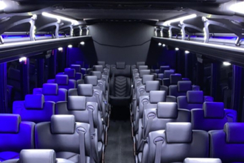Louisville Charter Bus Interior